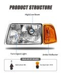 Ford Ranger Headlight Assembly Replacement Set