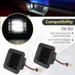 Smoke Lens LED License Plate Lights for F150