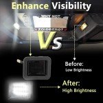Smoke Lens LED License Plate Lights for F150