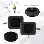 Smoke Lens LED License Plate Lights for F150