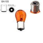 Amber 21W 24V Car Turn Signal Bulbs - 4 Pack