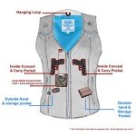 Milwaukee Leather Women's Distressed Brown Vest - 4X
