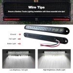 XtraGlow 10" White LED Trailer Backup Lights