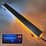 120 LED Amber-White Emergency Warning Light Bar