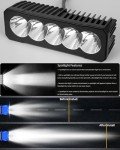6" LED Light Bar - 100W Off-Road Spotlights