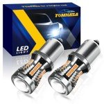 Tomhasa Amber Yellow LED Turn Signal Bulbs - 2 Pack