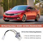 Kia Optima 2014-2015 Tail Light Socket & Harness