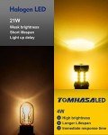 Tomhasa Amber Yellow LED Turn Signal Bulbs - 2 Pack