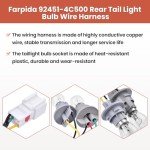 Kia Optima 2014-2015 Tail Light Socket & Harness
