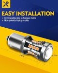 Tomhasa Amber Yellow LED Turn Signal Bulbs - 2 Pack