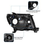 DWVO Chrome Headlight Assembly for Toyota Tacoma 2005-2011