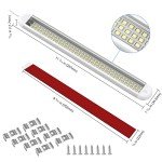 12V LED Light Bar for RVs and Trailers (4 Pack)