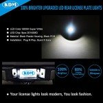 KDM LED License Plate Lights for Ford Trucks