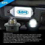 KDM LED License Plate Lights for Ford Trucks