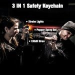 3-in-1 Women's Safety Alarm & Pepper Spray Keychain