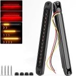 10" LED Trailer Tail Light Bar - Red & Amber