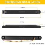 10" LED Trailer Tail Light Bar - Red & Amber