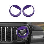 Hoolcar Angry Bird Style Headlight Bezels for Jeep