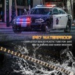 24" LED Emergency Strobe Lights for Trucks - 2 Pack