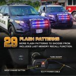 24" LED Emergency Strobe Lights for Trucks - 2 Pack