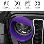 Hoolcar Angry Bird Style Headlight Bezels for Jeep