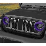 Hoolcar Angry Bird Style Headlight Bezels for Jeep