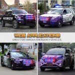 24" LED Emergency Strobe Lights for Trucks - 2 Pack