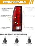 Red Tail Light Assembly for Chevy/GMC Trucks