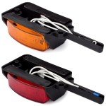 Lumitronics Amber/Red Trailer Fender Light Set
