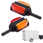 Lumitronics Amber/Red Trailer Fender Light Set
