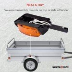 Lumitronics Amber/Red Trailer Fender Light Set