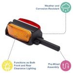 Lumitronics Amber/Red Trailer Fender Light Set