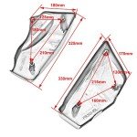 Honda VTX 1800 Motorcycle Battery Side Fairing Covers