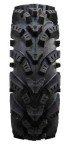 9-Piece Bundle: MSA Black Diesel ATV Wheels & Tires