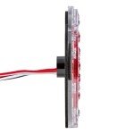 Red LED Ultra Thin Round Backup Light