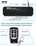 LUMENIX 8PC LED Strobe Light Kit for Trucks