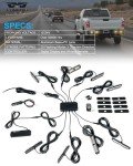 LUMENIX 8PC LED Strobe Light Kit for Trucks