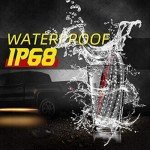 Truck Running Board Lights with Amber White Strobe
