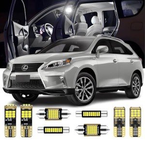 21-Piece LED Interior Lights Kit for Lexus RX