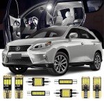 21-Piece LED Interior Lights Kit for Lexus RX