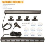 4-Color LED Emergency Strobe Light Bar