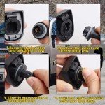 2PCS License Plate Light Socket Wiring Harness