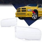 PIT66 Clear Headlight Cover for Dodge Ram 1500 2500 3500