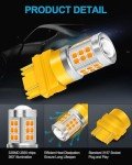 Yorkim 3157 Amber LED Turn Signal Bulbs - 4 Pack