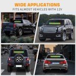 35" Amber Green Emergency Strobe Light Bar