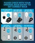Yorkim 3157 Amber LED Turn Signal Bulbs - 4 Pack