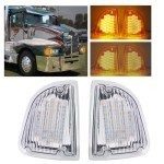 Clear Lens Amber LED Light Assembly for Kenworth