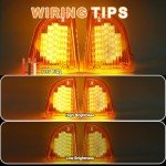 Clear Lens Amber LED Light Assembly for Kenworth