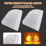 Clear Lens Amber LED Light Assembly for Kenworth