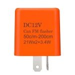 10-Pack Adjustable Electronic Turn Signal Relays